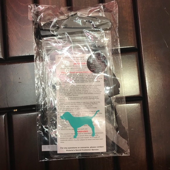victorias secret Accessories - Pink water resistant phone pouch